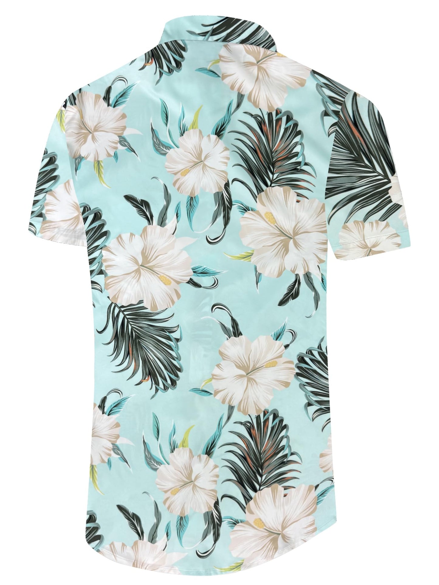 Comdecevis Men's Hawaiian Floral Shirts Short Sleeve Button Down Tropical Summer Beach Shirts - Hawaiian Flair