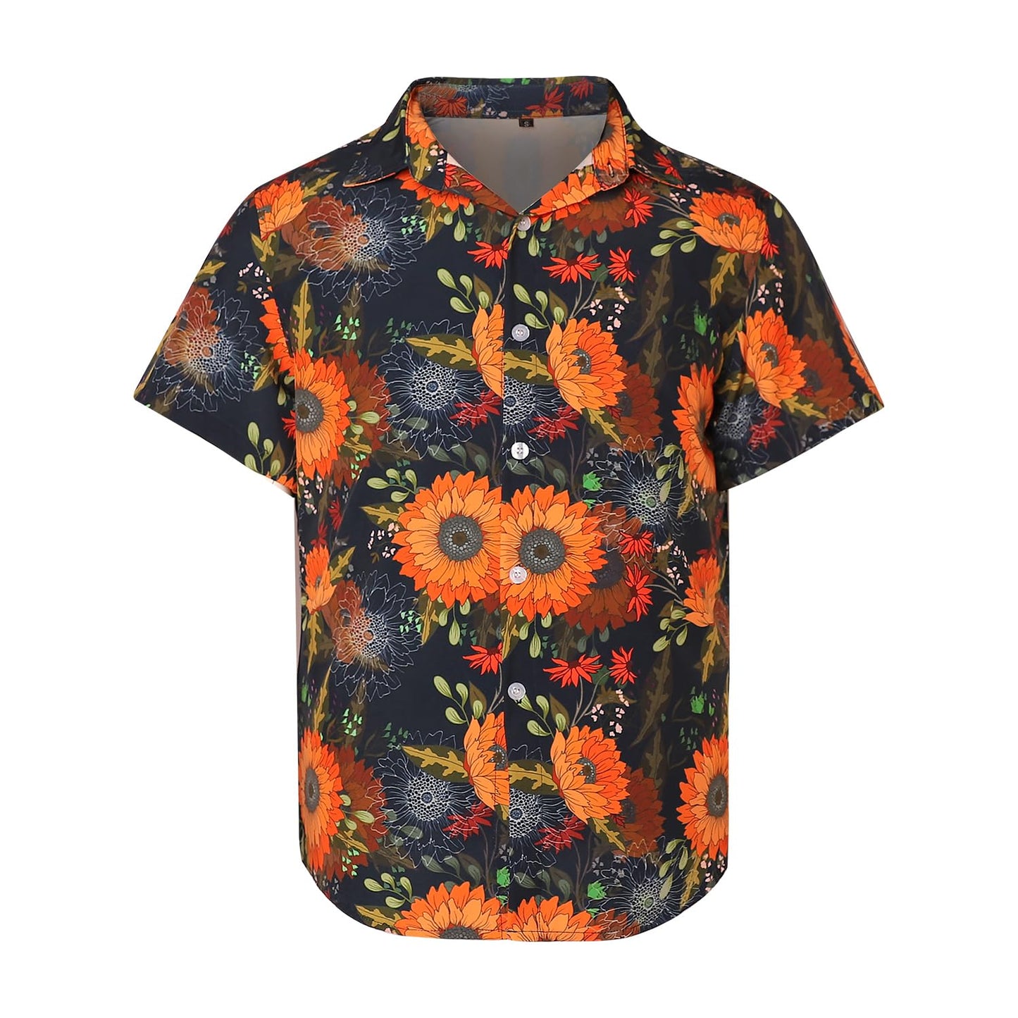 Hawaiian Shirt for Men Sleeves Printed Casual Button Down Summer Beach Dress Shirts - Hawaiian Flair