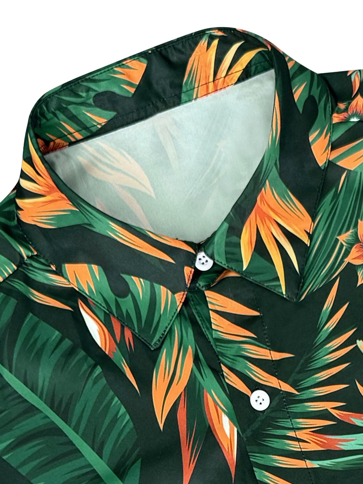Comdecevis Men's Hawaiian Floral Shirts Short Sleeve Button Down Tropical Summer Beach Shirts - Hawaiian Flair