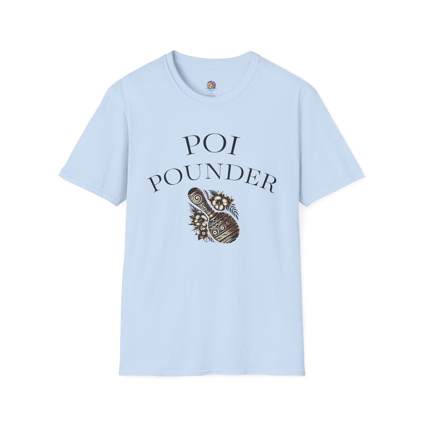 Trendy Unisex Softstyle T-Shirt with Poi Pounder Design