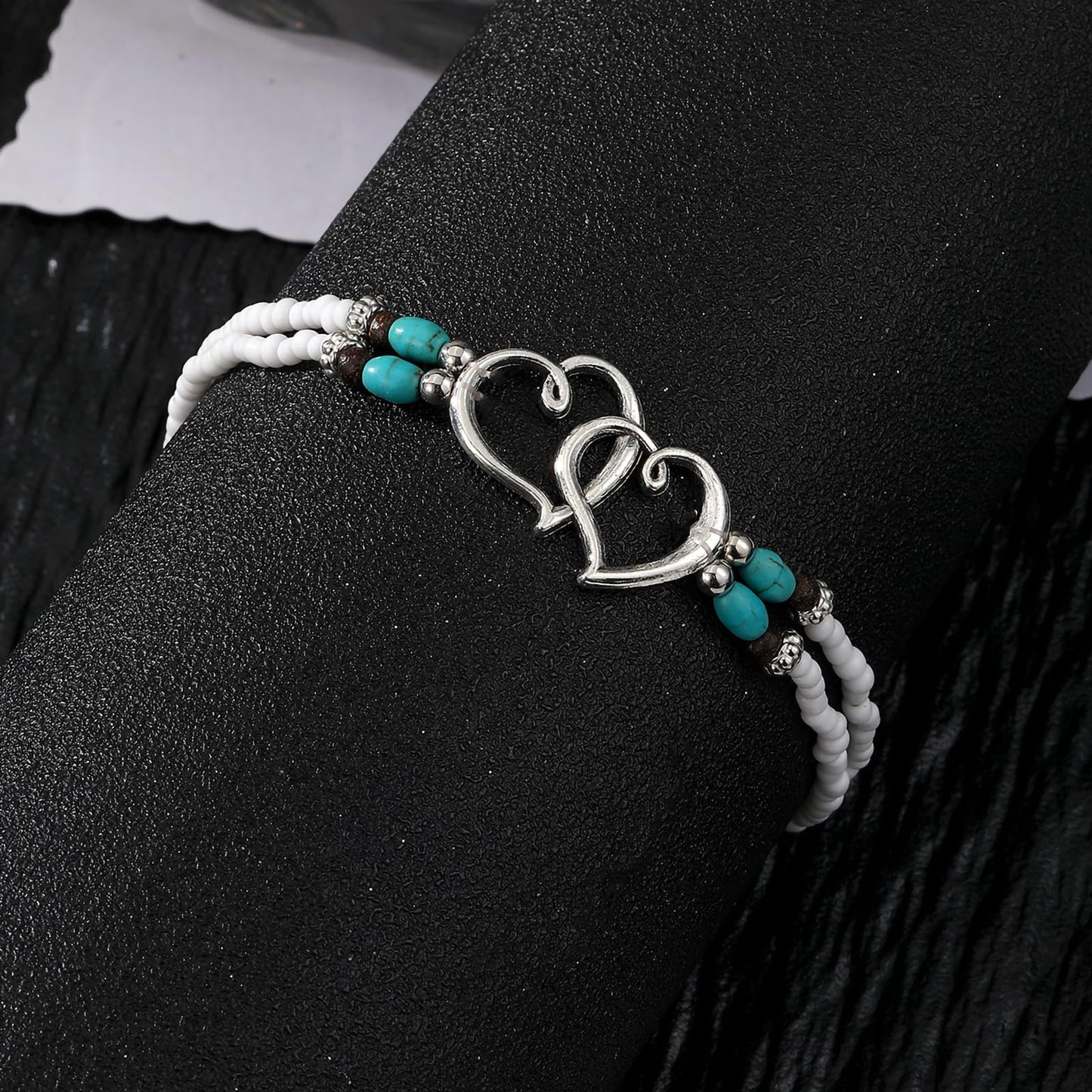 Shell Ankle Bracelet Set for Women, 14K Gold Boho Bead Adjustable Anklet, Hawaiian Beach Seashell Pearl Heart Starfish Conch Foot Jewelry Gifts - Hawaiian Flair