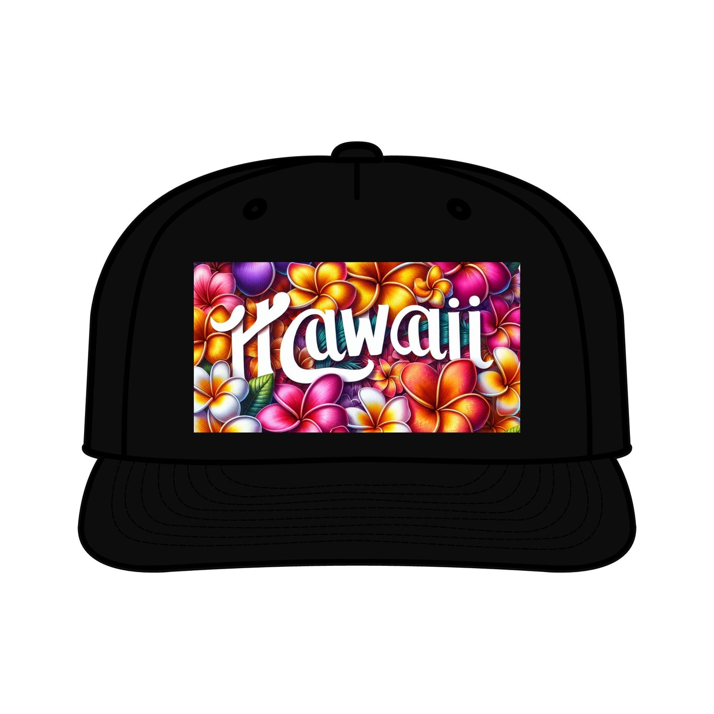 Hawaii Floral Surf Cap - Bright Tropical Style for Beach Days - Hawaiian Flair
