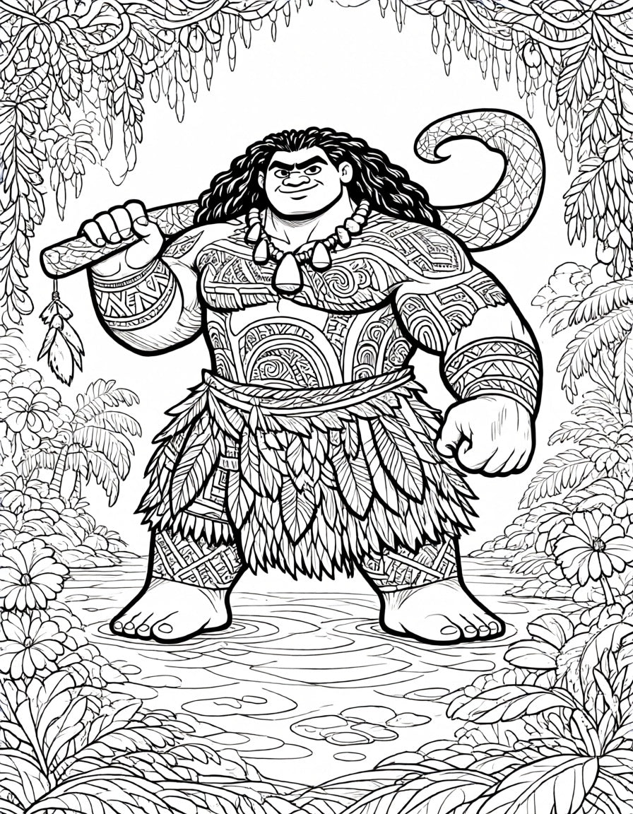 Hawaiian Flair Coloring Book - Hawaiian Flair