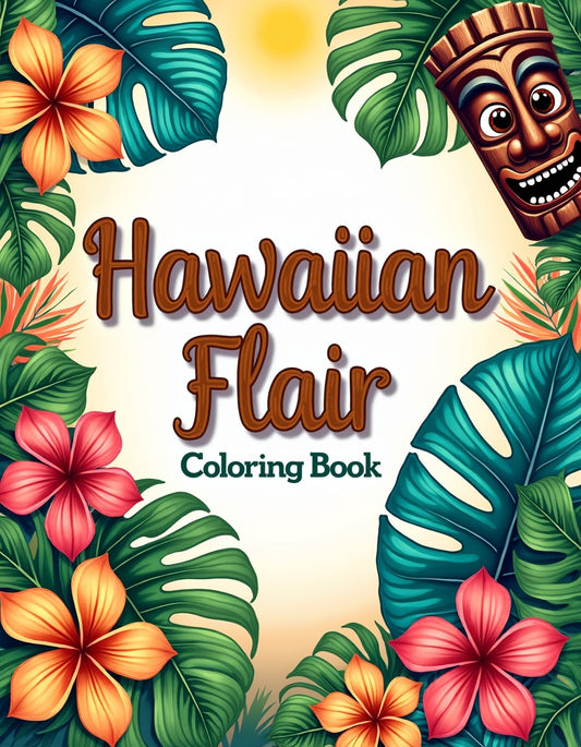 Hawaiian Flair Coloring Book