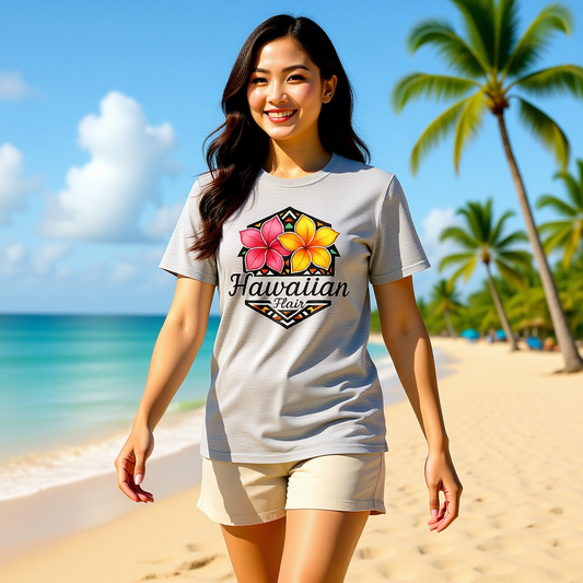 Hawaiian Flair Classic Heavyweight Logo Tee