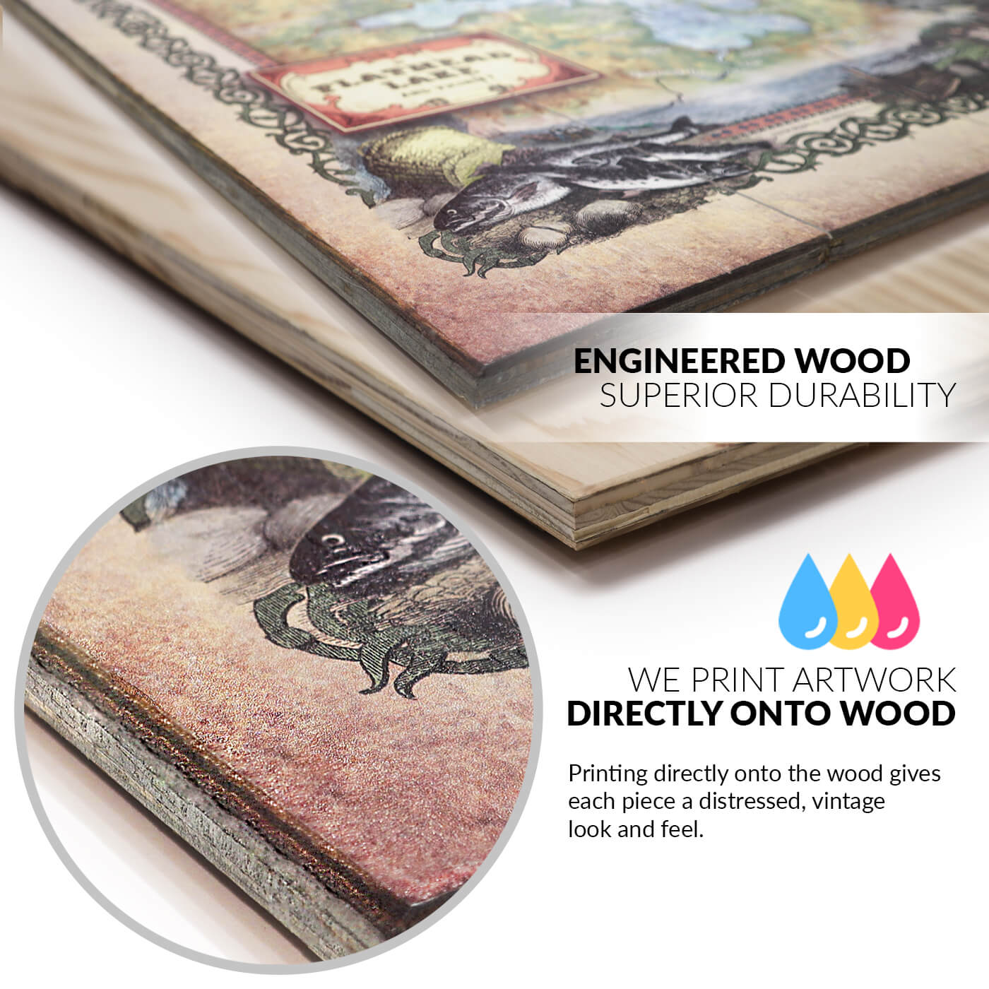 Kauai Palm - Wood & Metal Wall Art