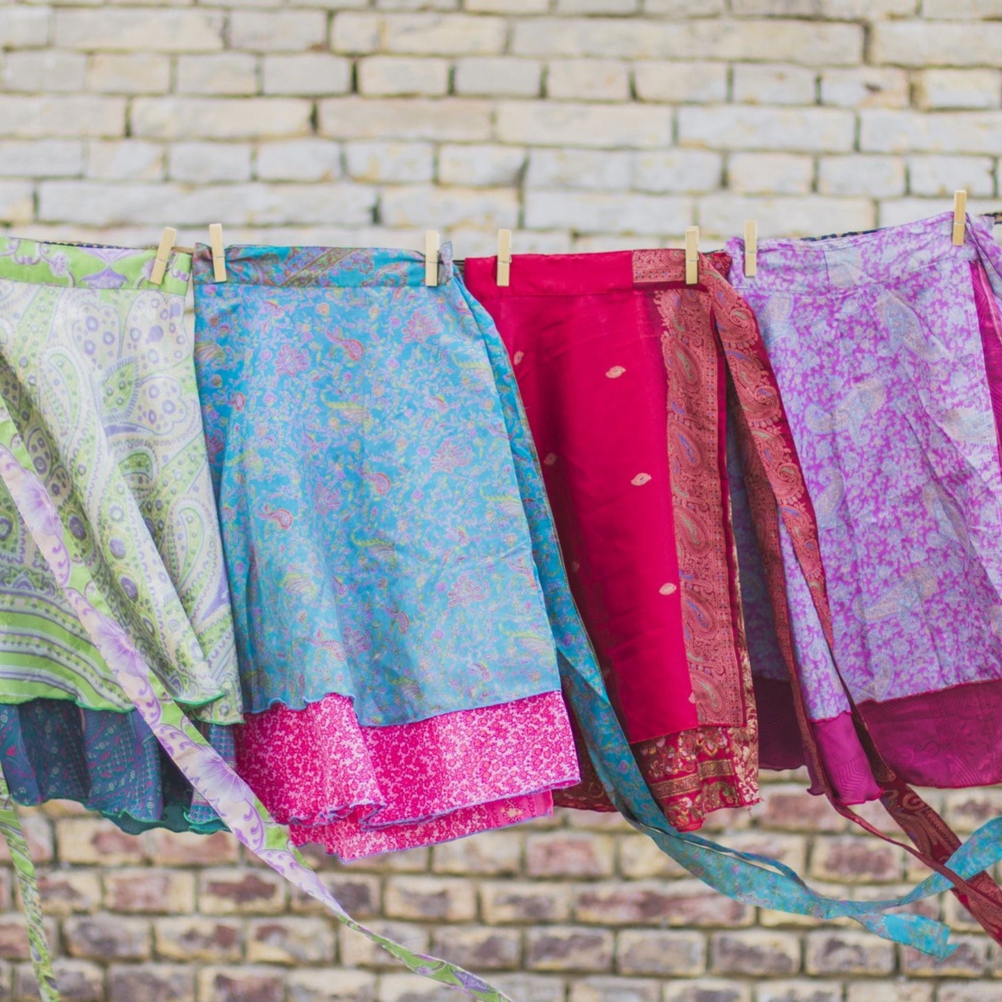 The Original Sari Wrap Skirt - Hawaiian Flair
