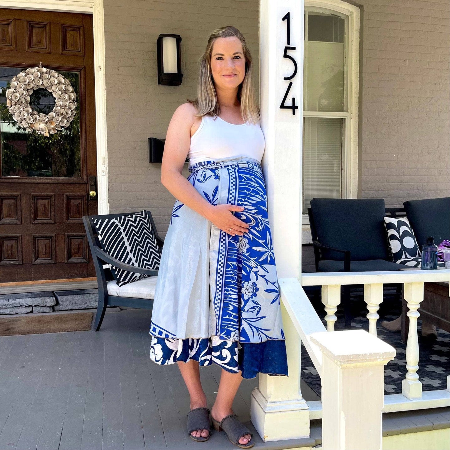 The Original Sari Wrap Skirt - Hawaiian Flair
