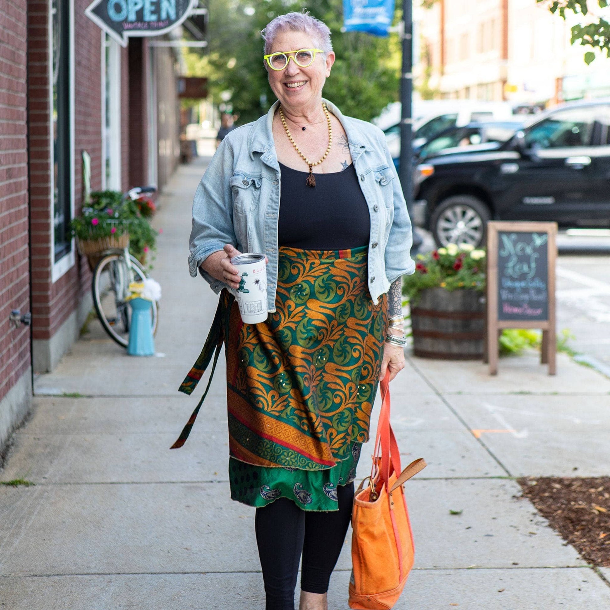 The Original Sari Wrap Skirt - Hawaiian Flair