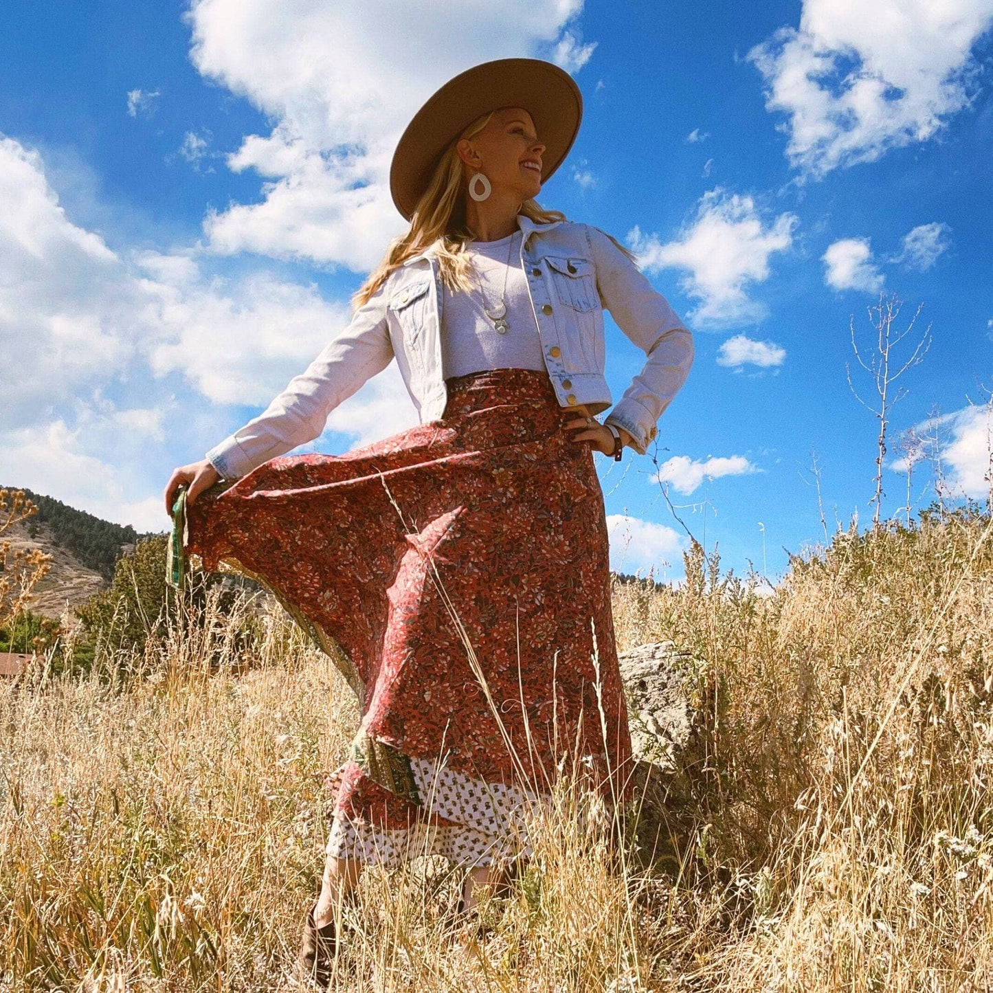 The Original Sari Wrap Skirt - Hawaiian Flair