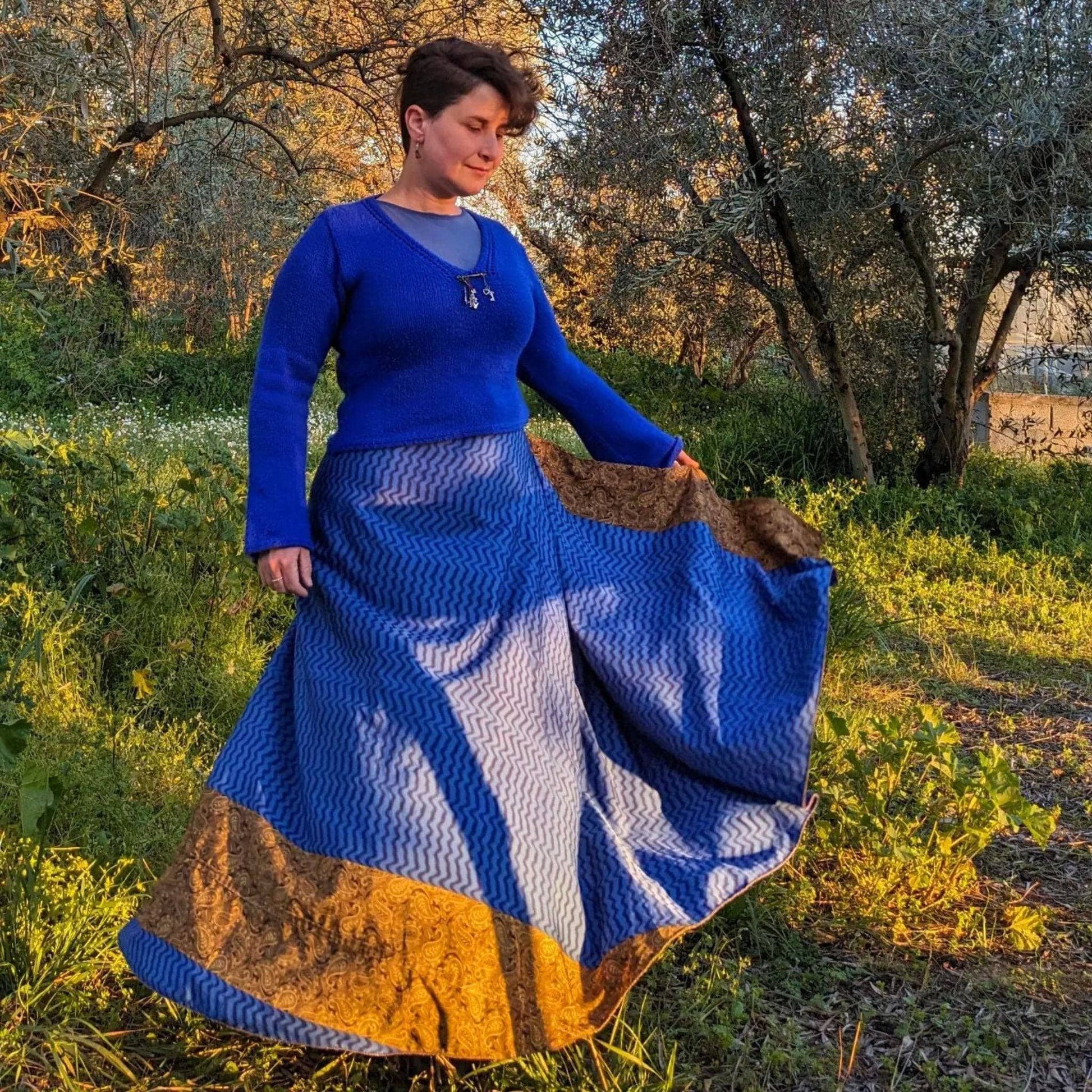 The Original Sari Wrap Skirt - Hawaiian Flair