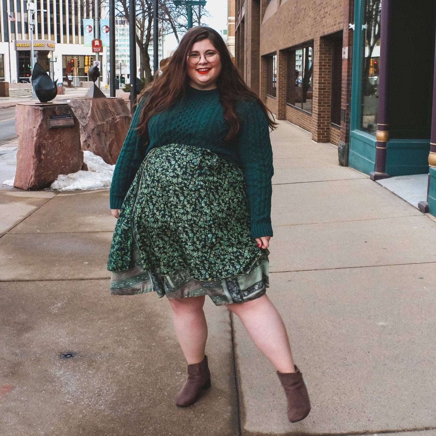 The Original Sari Wrap Skirt - Hawaiian Flair