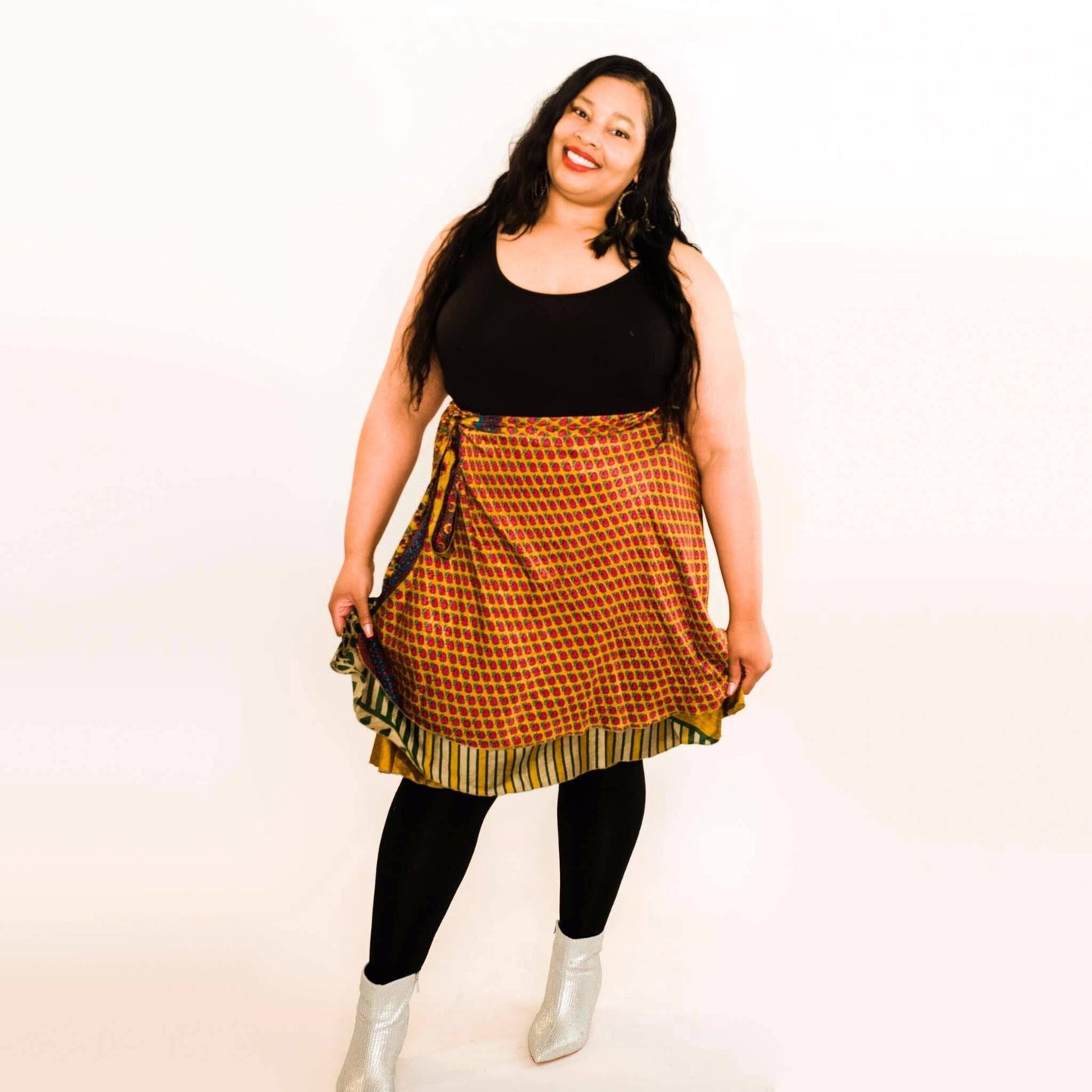The Original Sari Wrap Skirt - Hawaiian Flair