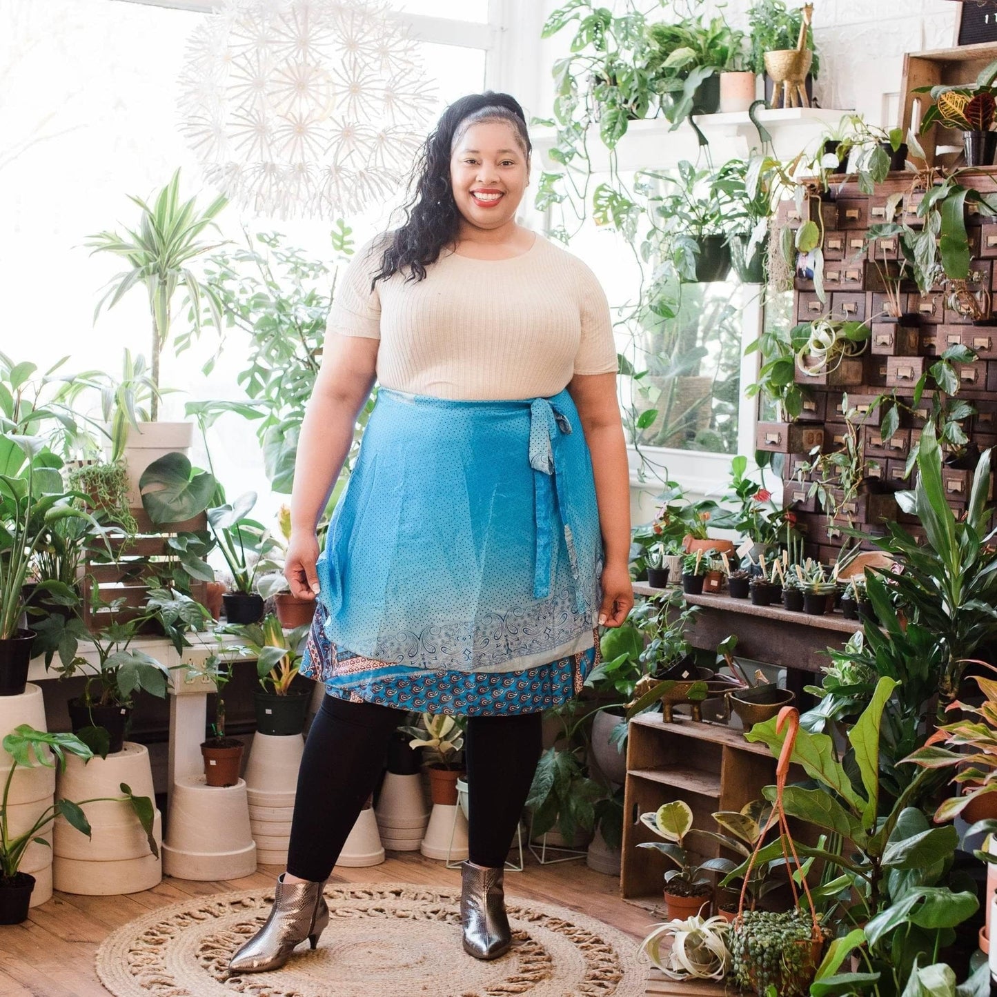 The Original Sari Wrap Skirt - Hawaiian Flair