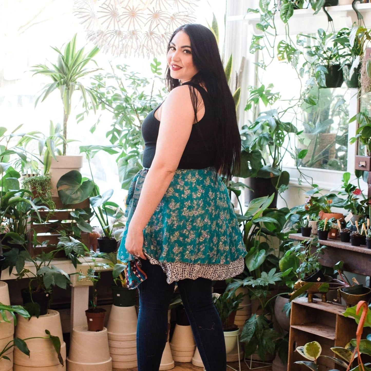 The Original Sari Wrap Skirt - Hawaiian Flair