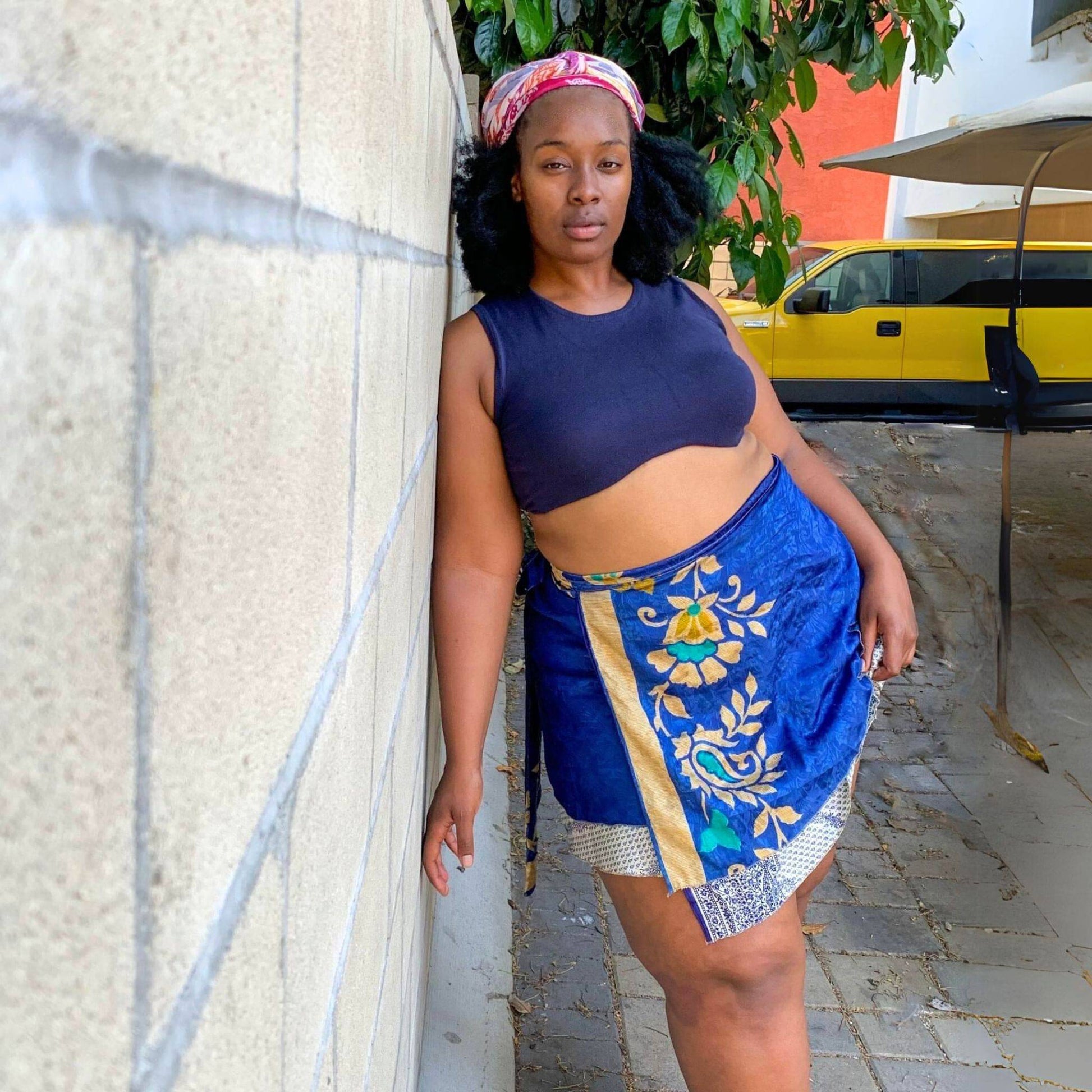 The Original Sari Wrap Skirt - Hawaiian Flair