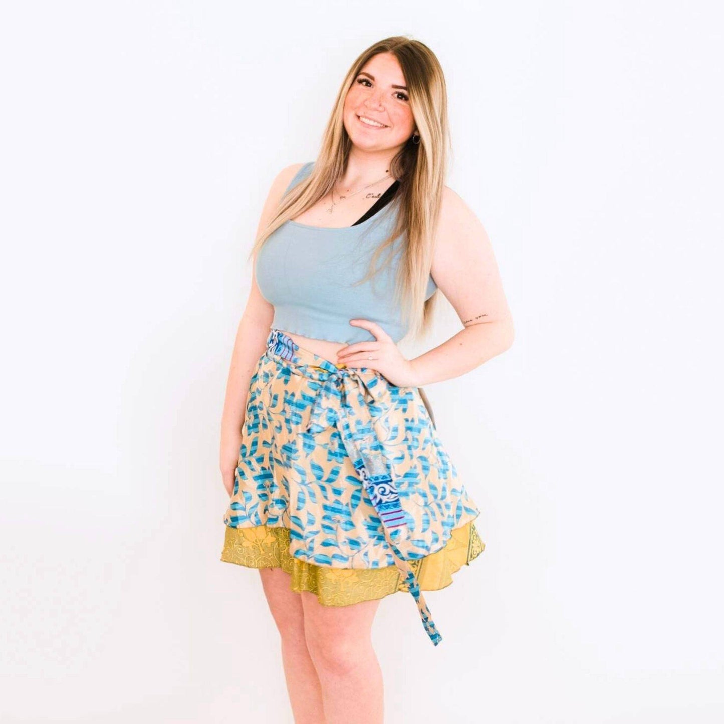 The Original Sari Wrap Skirt - Hawaiian Flair