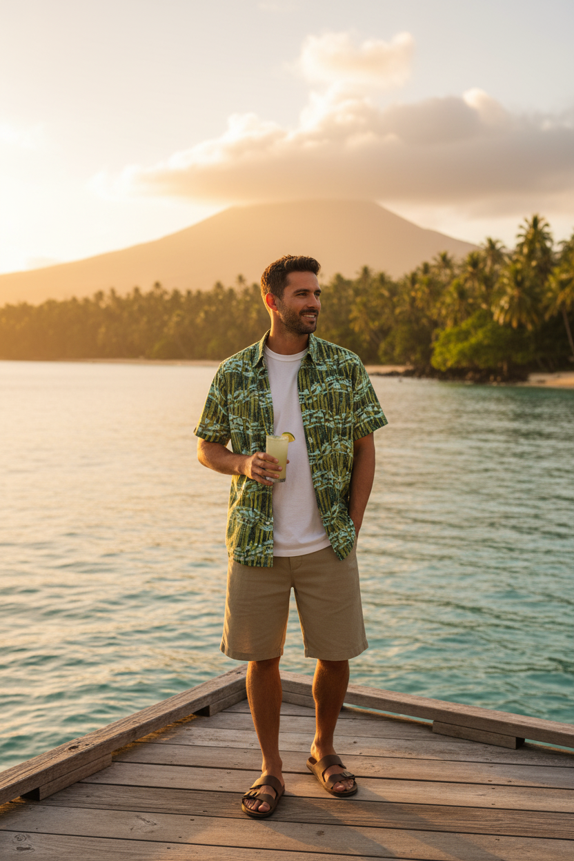 Hawaiian Shirt Lifestyle Photo