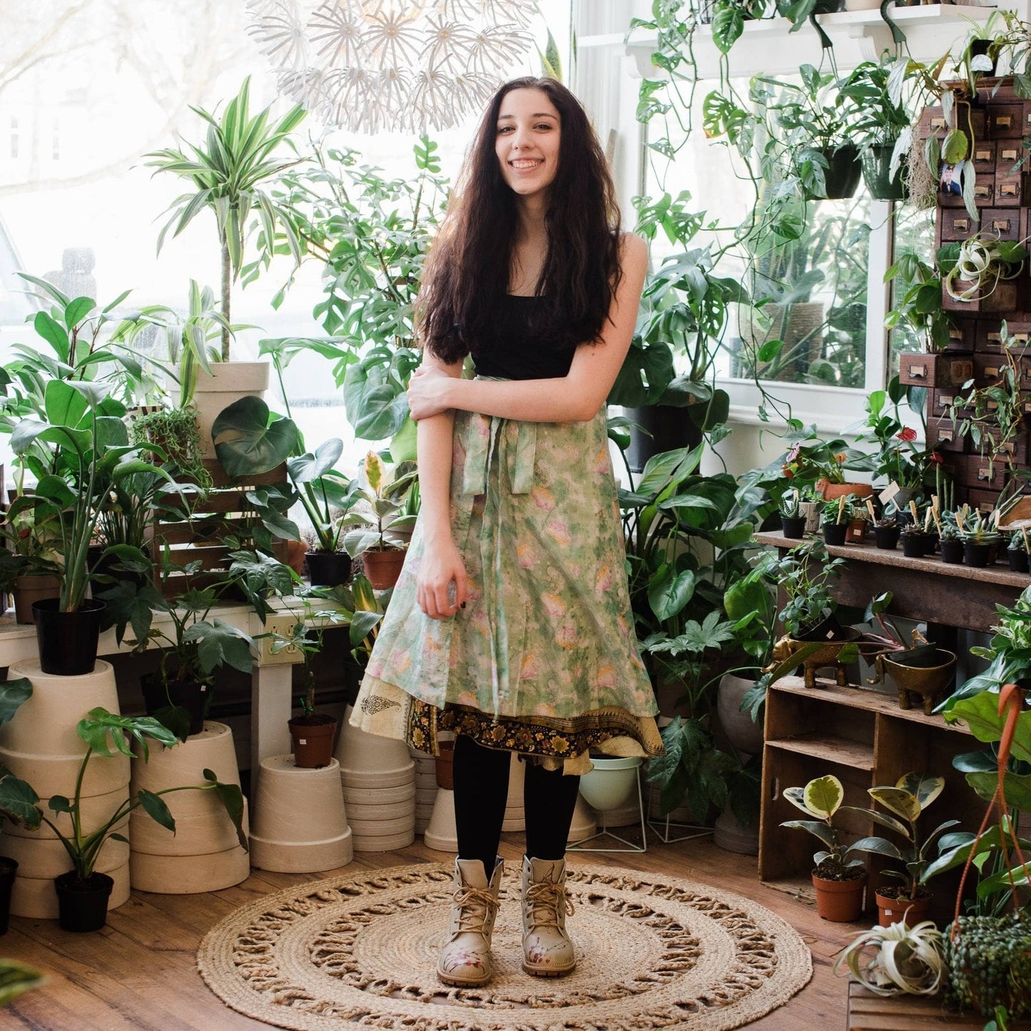 The Original Sari Wrap Skirt - Hawaiian Flair