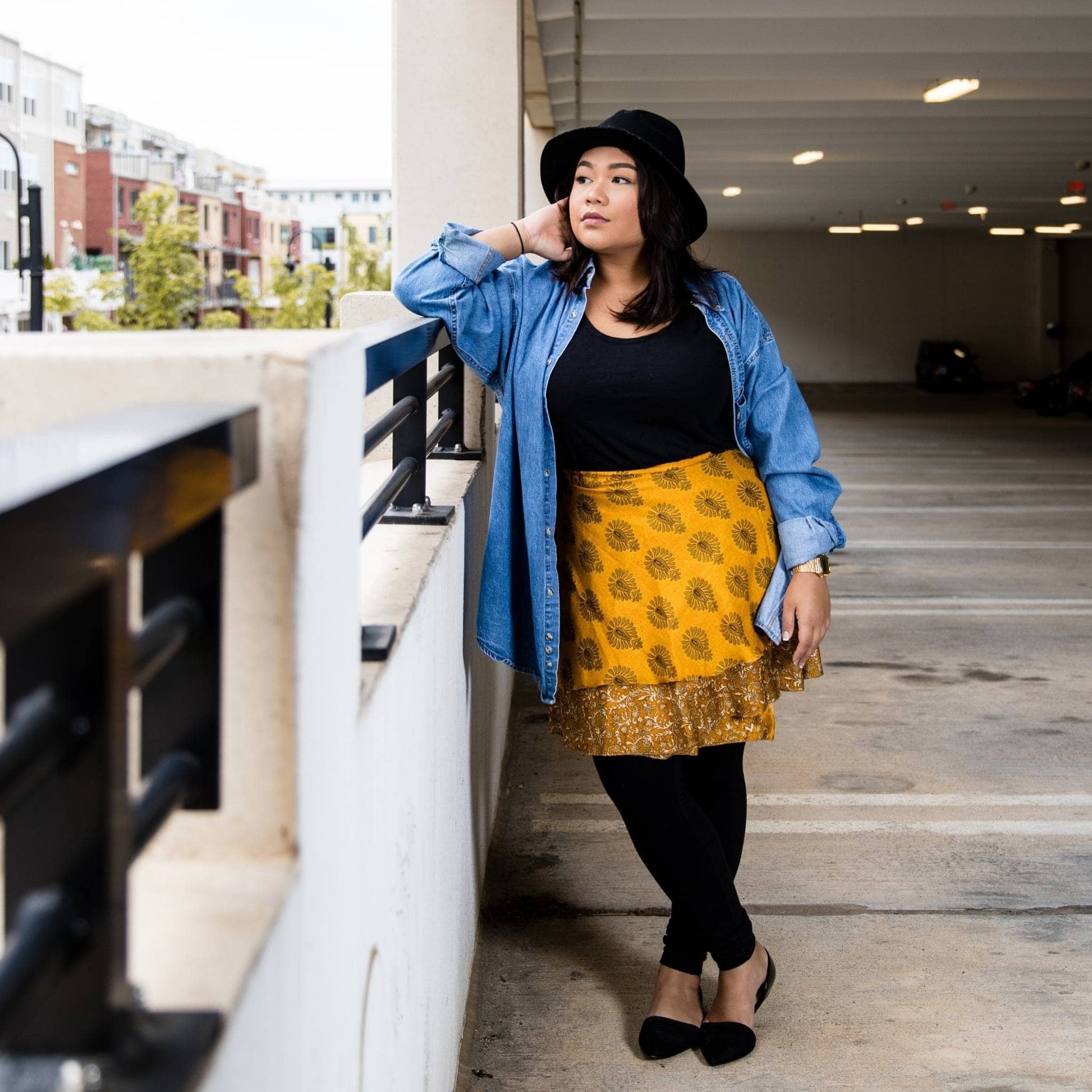 The Original Sari Wrap Skirt - Hawaiian Flair