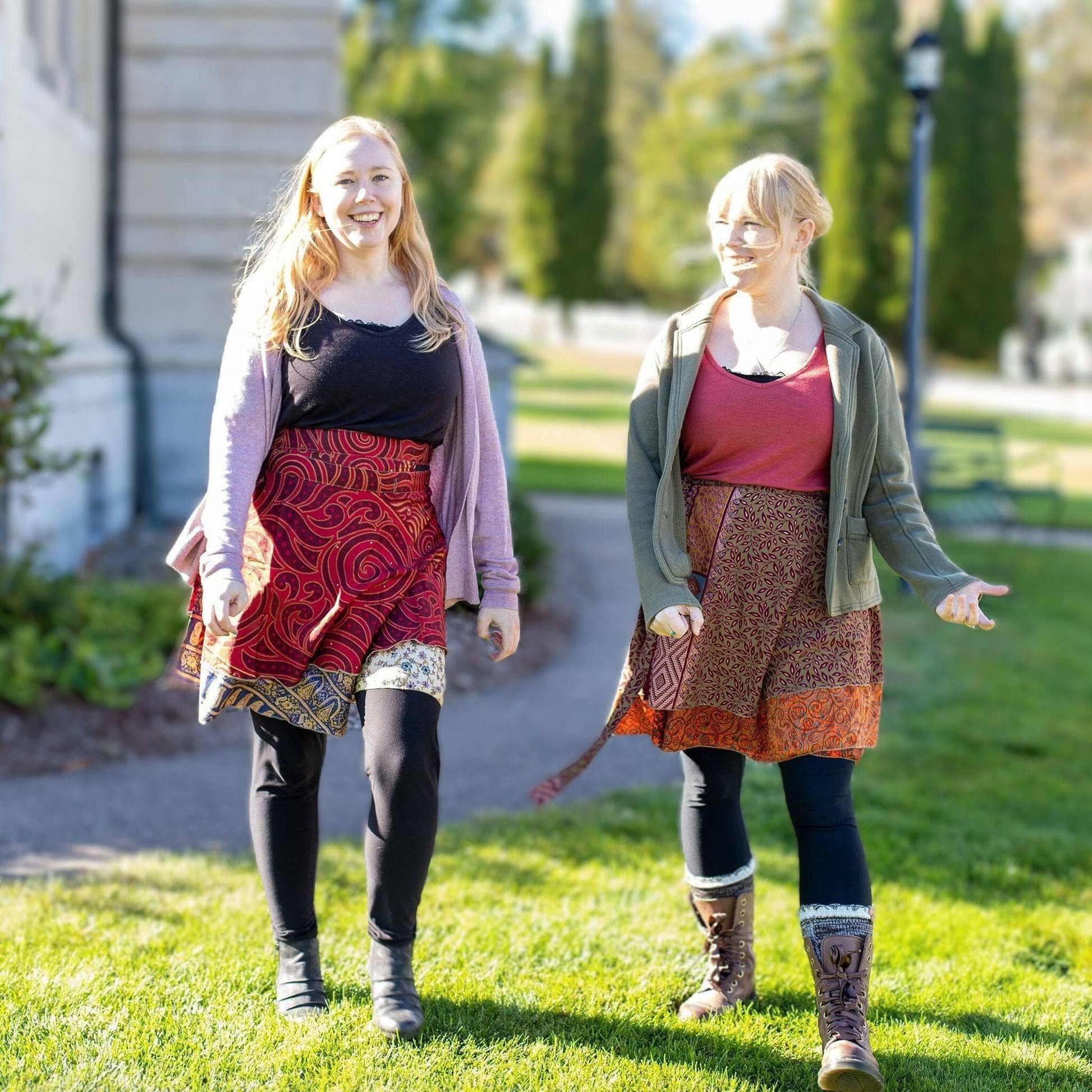 The Original Sari Wrap Skirt - Hawaiian Flair