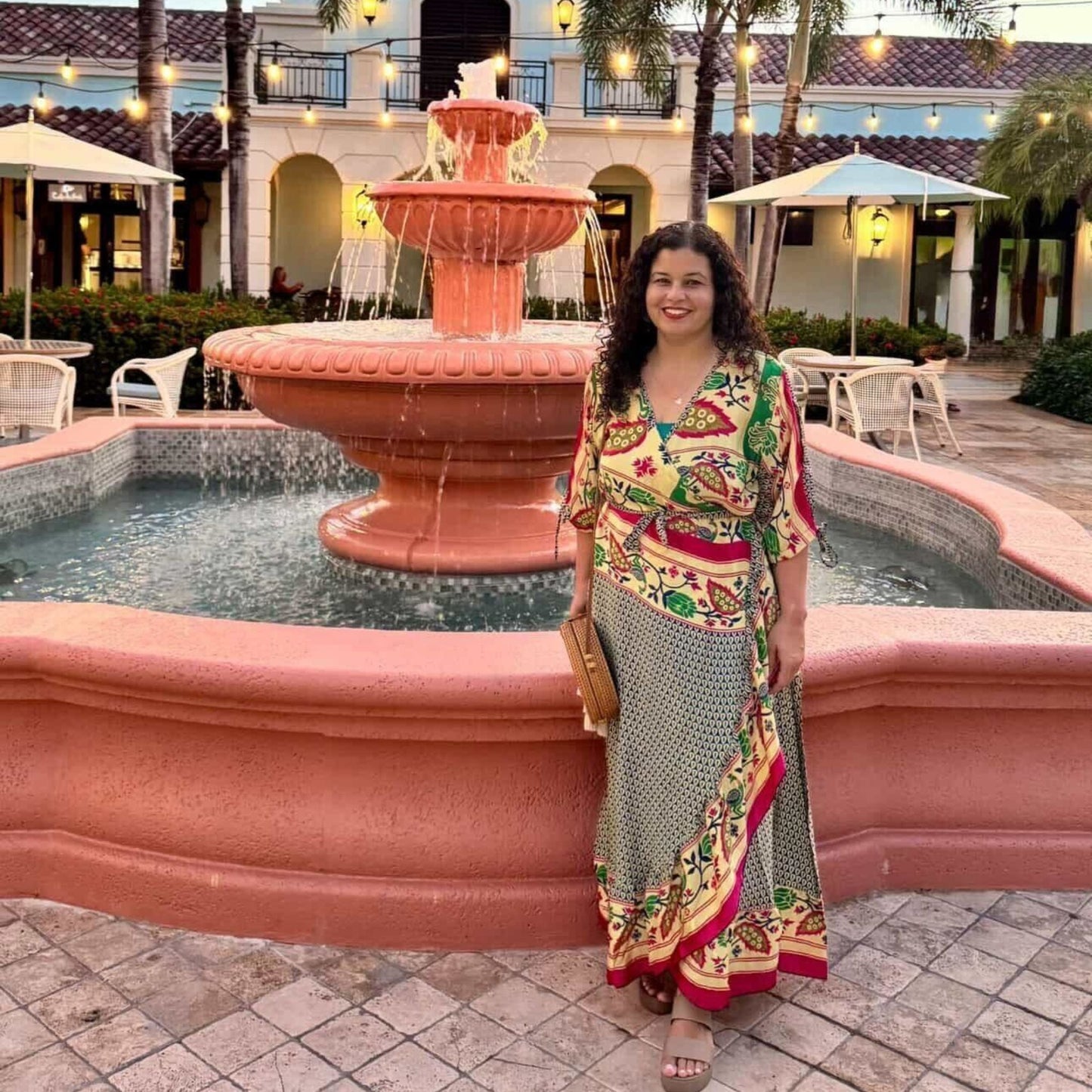 Zaria One-of-a-Kind Wrap Dress – Handmade, Sustainable, Stunning - Hawaiian Flair